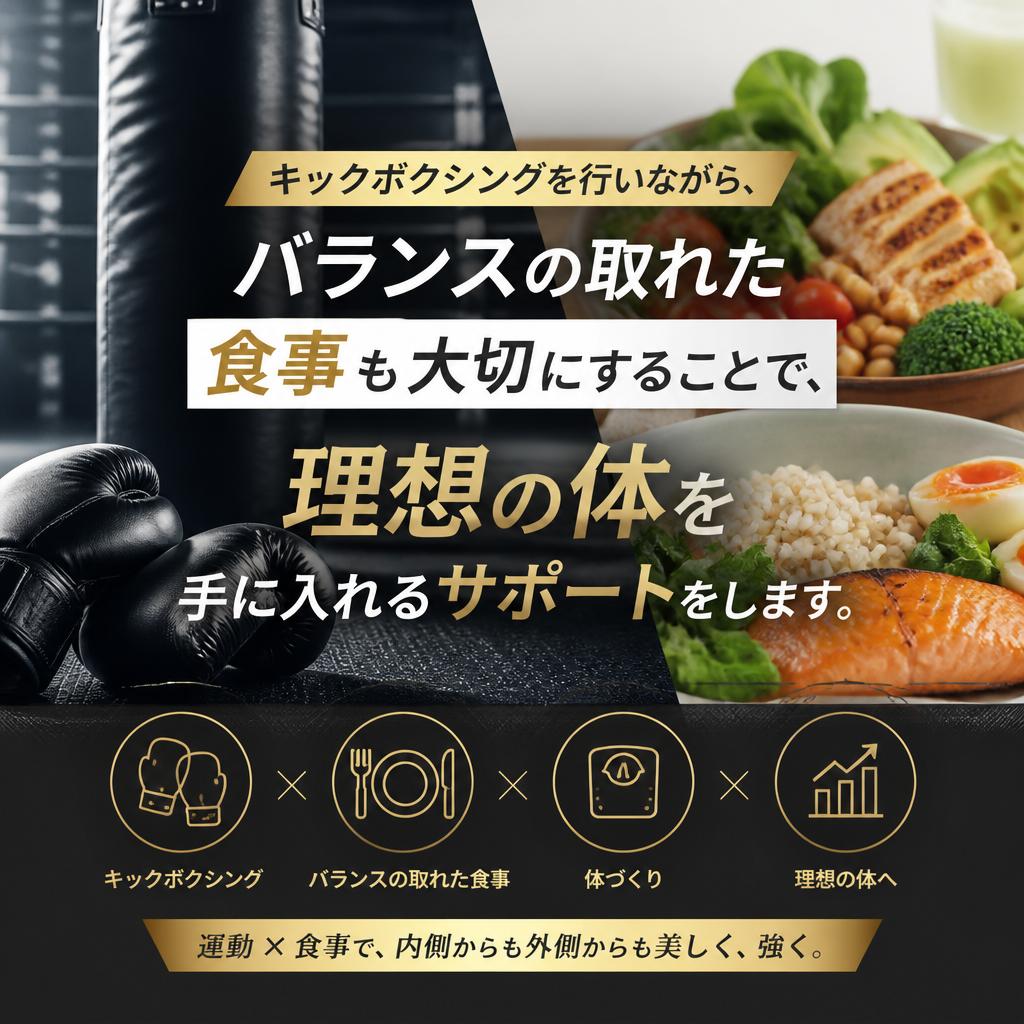 健康的な食事とトレーニングの融合
