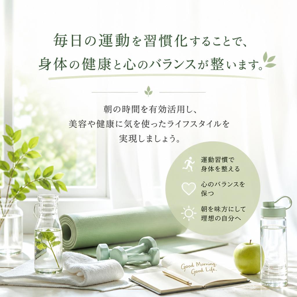 健康維持に最適な朝の習慣