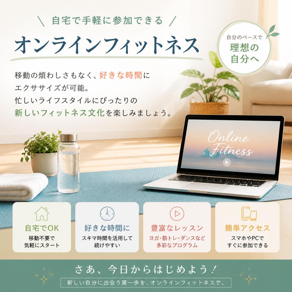 オンラインフィットネスの魅力